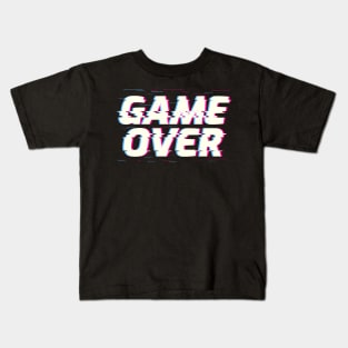 Game Over Glitch Kids T-Shirt